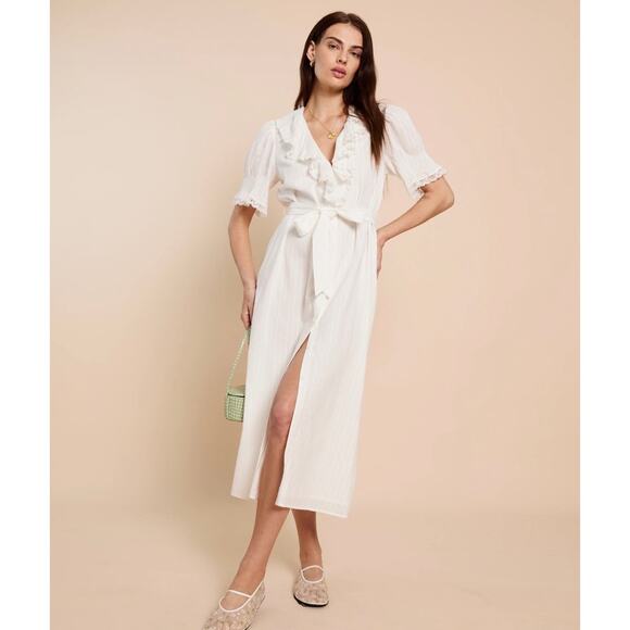 Kourt Dresses & Skirts - New Kourt Vida white dress size XS 100% cotton $172